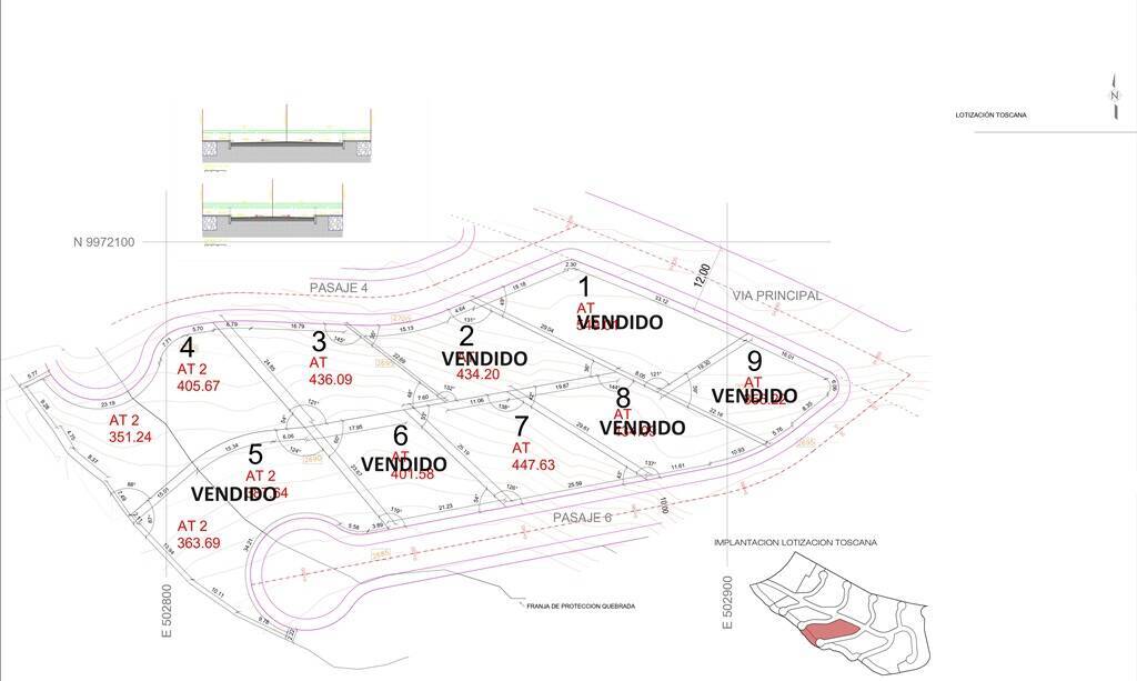 Terreno de 447m2 en venta sector UIDE