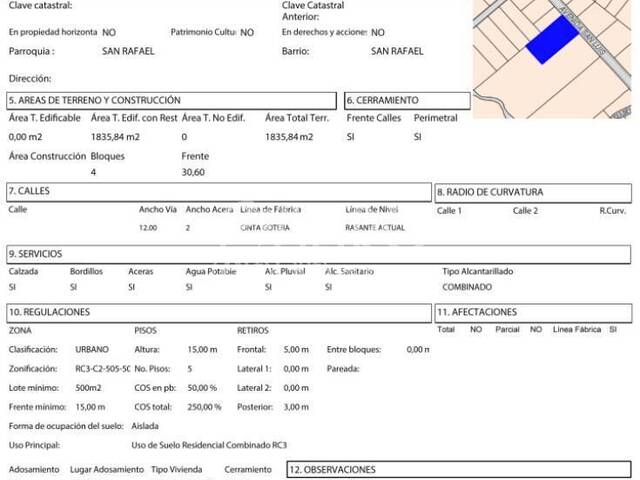 #867 - Terreno para Venta en Quito - P - 1