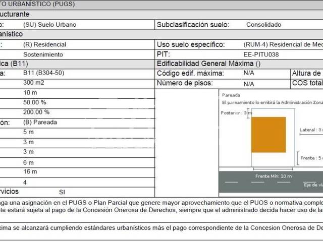 #927 - Terreno para Venta en Quito - P