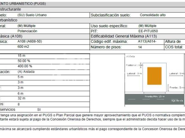 #1477 - Terreno para Venta en Quito - P