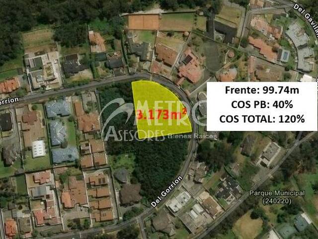 #1504 - Terreno para Venta en Quito - P